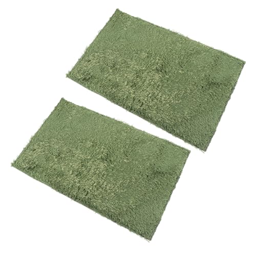 BCOATH 2Stücke Reptilien Imitation Moos Unterlage für Schildkröten und Echsen Anpassbar Feuchtigkeitsbeständig rutschfest BCOATH 2Stücke Reptilien Imitation Moos Unterlage für Schildkröten und Echsen Anpassbar Feuchtigkeitsbeständig rutschfest von BCOATH