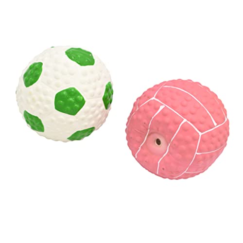 BCOATH 2pcs Toy Ball Squiz Toys Puppy Teething Toy Chewing Toys for Dogs Dog Diversion Balls Puppy Molar Balls Walking Dog Toy Portable Pet Toys Dog Balls Balls for Dog Catch The Ball Pet von BCOATH