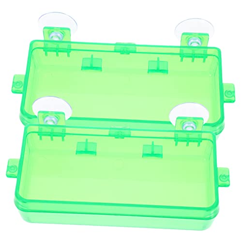 BCOATH 2er-Pack Futterspender für Reptilien Eidechsen Zuchtbox leicht zu reinigen waschbar Saugnapf Futternapf für Reptilien BCOATH 2er-Pack Futterspender für Reptilien Eidechsen Zuchtbox leicht zu reinigen waschbar Saugnapf Futternapf für Reptilien von BCOATH