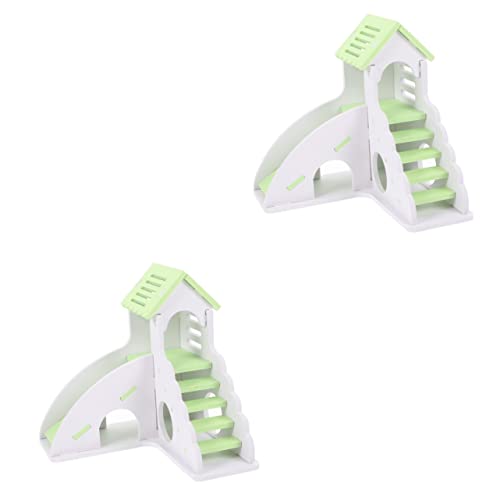 BCOATH 2st Hamster-Spielzeug Rattenleiter Verstecken Hasenrampe Haustiere Trainieren Spielzeug Meerschweinchen Rampe Spielzeug Zum Leiterklettern Kleintierleiter PVC Light Green BCOATH 2st Hamster-Spielzeug Rattenleiter Verstecken Hasenrampe Haustiere Trainieren Spielzeug Meerschweinchen Rampe Spielzeug Zum Leiterklettern Kleintierleiter PVC Light Green von BCOATH
