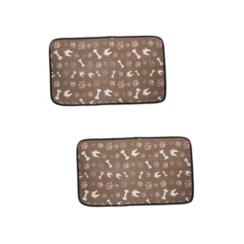 BCOATH 2st Haustier Tischset Katzennapfmatte Anti-leck-futtermatte Für Haustiere Platzdeckchen Zum Füttern Von Welpen Napfmatte Für Katzen Haustiernapf Katzenfutter Dot Plastiktuch Coffee BCOATH 2st Haustier Tischset Katzennapfmatte Anti-leck-futtermatte Für Haustiere Platzdeckchen Zum Füttern Von Welpen Napfmatte Für Katzen Haustiernapf Katzenfutter Dot Plastiktuch Coffee von BCOATH