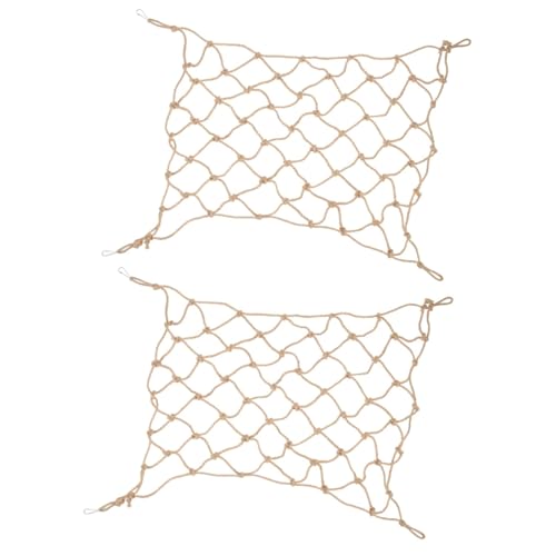 BCOATH Vogel Schaukel 2st Kletternetz Für Papageien Papageien-hängenetz Papageienständernetz Zubehör Für Vogelkäfige Barsch-kletterspielzeug Haustier-hängemattenbett Kletterseil Für Papageien Hanfseil BCOATH Vogel Schaukel 2st Kletternetz Für Papageien Papageien-hängenetz Papageienständernetz Zubehör Für Vogelkäfige Barsch-kletterspielzeug Haustier-hängemattenbett Kletterseil Für Papageien Hanfseil von BCOATH