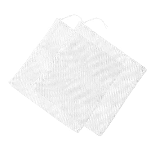BCOATH 2 Stücke Teich Mesh Pumpe Tasche Aquarium Wasserpumpe Barriere Beutel 31x41cm Weiß Schützt Pumpe Von Schutt von BCOATH