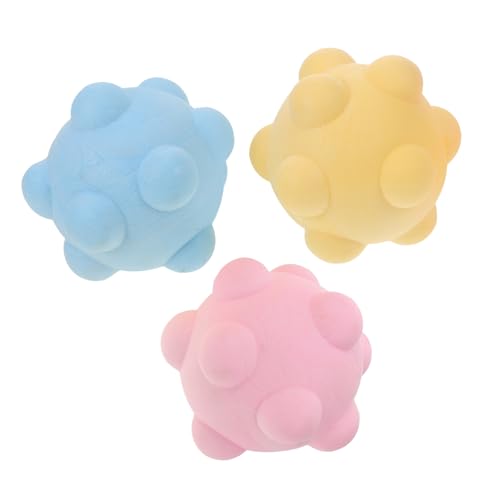 BCOATH 3 Stück Kaubälle für Hunde mit quietschendem Design für langanhaltende Unterhaltung BCOATH 3 Stück Kaubälle für Hunde mit quietschendem Design für langanhaltende Unterhaltung von BCOATH