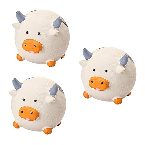 BCOATH 3stücke Pet Molar Squeaker Spielzeug Langlebiges Latex Kauspielzeug Für Hunde Und Welpen Interaktives Spielzeug Mit Süßem Tierdesign Geeignet Für Zahnpflege Und Spielspaß von BCOATH