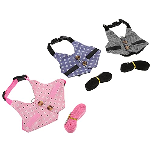 BCOATH 3 Sets Kaninchen Weste Seil Pet Aarel Pflege Kit Leine Set Bunny Leine BCOATH 3 Sets Kaninchen Weste Seil Pet Aarel Pflege Kit Leine Set Bunny Leine von BCOATH