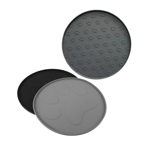 BCOATH 3 Stück Auslaufsichere Tischsets Für Haustiere Futtermatten Für Hunde Futtermatten Für Hunde wasserdichte Für Haustiere Tabletts Für Futternäpfe Für von BCOATH