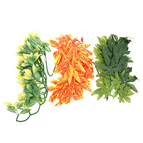BCOATH 3 Stücke Gefälschte Hängen Reben Aquarium Ornamente Reptil Lebensraum Decor Versorgung BCOATH 3 Stücke Gefälschte Hängen Reben Aquarium Ornamente Reptil Lebensraum Decor Versorgung von BCOATH