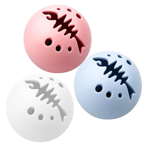 BCOATH Kätzchen-katzenspielzeug-Set 3-teilig Bälle mit Fischgrätenmuster Pädagogisches Haustierspielzeug Kauseile Automatisch Leuchtend für Spaß Im Innenbereich BCOATH Kätzchen-katzenspielzeug-Set 3-teilig Bälle mit Fischgrätenmuster Pädagogisches Haustierspielzeug Kauseile Automatisch Leuchtend für Spaß Im Innenbereich von BCOATH