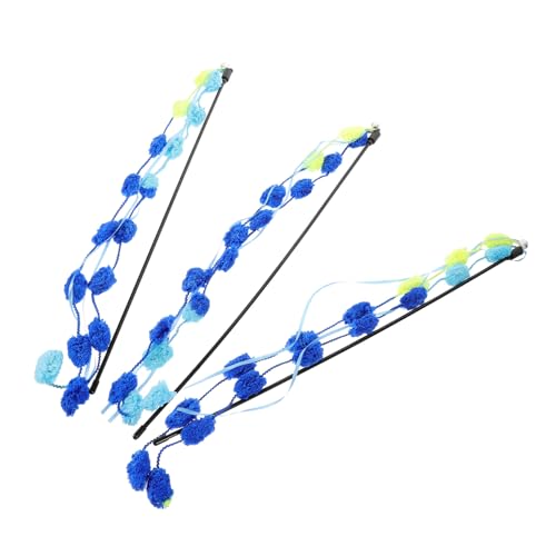 BCOATH Interaktives Katzenspielzeug 3 Stück Teasing Wands Spielzeug für Katzen Cat Toy BCOATH Interaktives Katzenspielzeug 3 Stück Teasing Wands Spielzeug für Katzen Cat Toy von BCOATH