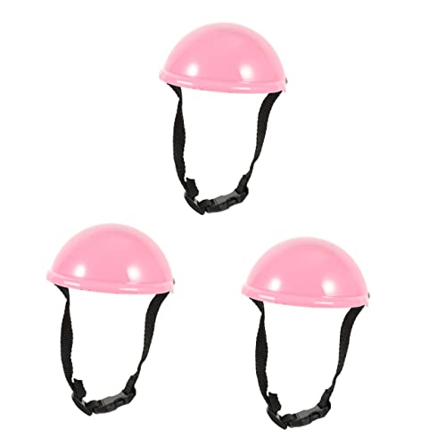 BCOATH 3-teiliger Sonnenhut Für Hunde Haustier-Parodie-Helm Regenfeste Funktion Dekorativer Sicherheitshut Für Den Außenbereich Bequeme Passform Geeignet Für Haustiere von BCOATH
