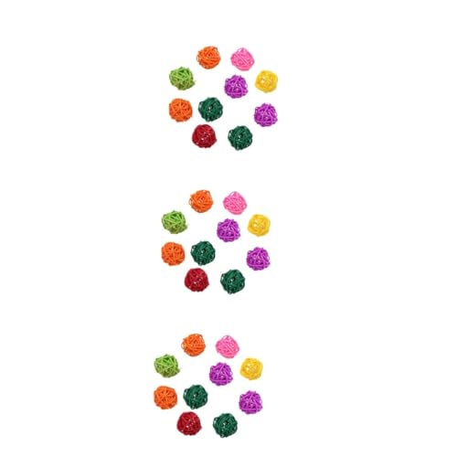 BCOATH 3sets Natürliche Rattan Vogel Papagei Spielzeug Rattan Tier Kauen Spielzeug Vogel Käfig Zubehör 10 Stücke * 3 BCOATH 3sets Natürliche Rattan Vogel Papagei Spielzeug Rattan Tier Kauen Spielzeug Vogel Käfig Zubehör 10 Stücke * 3 von BCOATH
