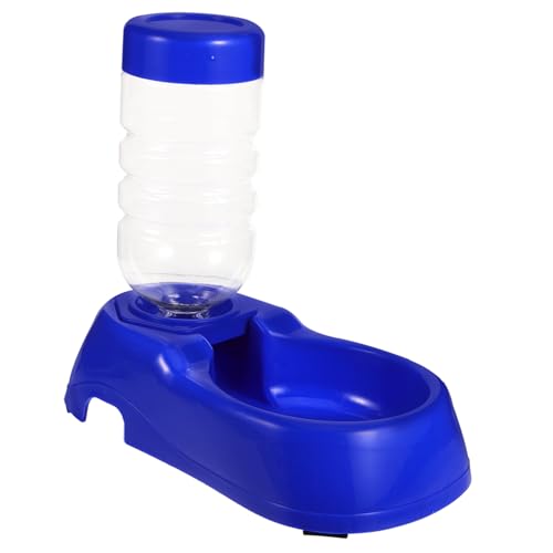 BCOATH Automatischer Katzenwassertrinkspender Kreativer Wassernapf Für Katzen rutschfest Auslaufsicher Für Zuhause Und Tiergeschäfte Blau von BCOATH