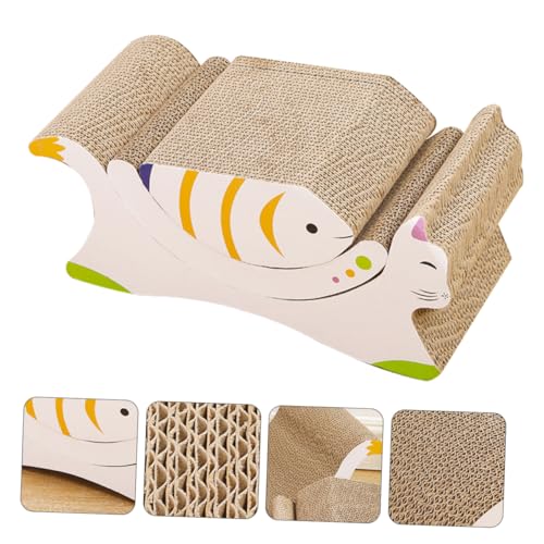 BCOATH Haustier Kätzchen Kratzen Spielzeug 3pcs Katze Kratzen Scratcher Für Indoor Katzen Karton Kratzbretter Lounge BCOATH Haustier Kätzchen Kratzen Spielzeug 3pcs Katze Kratzen Scratcher Für Indoor Katzen Karton Kratzbretter Lounge von BCOATH