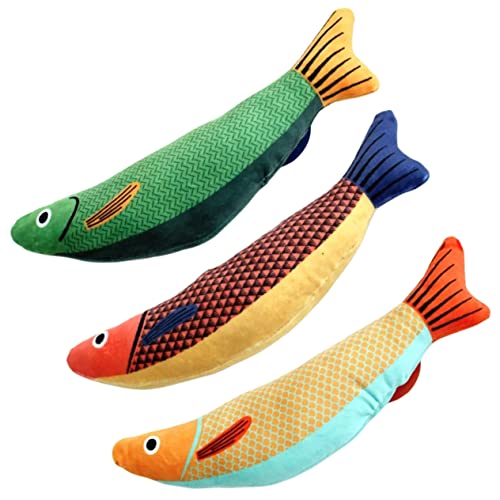 BCOATH Fish Toys 3-teiliges Katzenspielzeug Für Kätzchen Selbstunterhaltendes Katzen-übungsspielzeug BCOATH Fish Toys 3-teiliges Katzenspielzeug Für Kätzchen Selbstunterhaltendes Katzen-übungsspielzeug von BCOATH