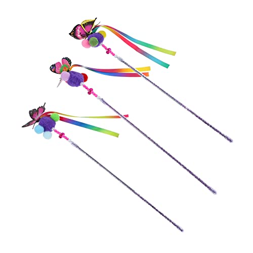 BCOATH Interaktives Katzenspielzeug 7 Bunte Quasten Katzenspielzeug 3-teiliges Set Jagdinstinkt Der Katze Katzentraining Zufällige Farbe BCOATH Interaktives Katzenspielzeug 7 Bunte Quasten Katzenspielzeug 3-teiliges Set Jagdinstinkt Der Katze Katzentraining Zufällige Farbe von BCOATH