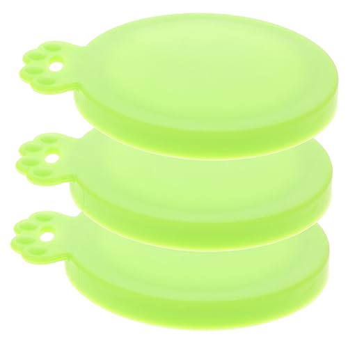 BCOATH 3St Silikondeckel für Dosen Getränkedose abdecken to go Dosendeckel Haustiere Lebensmittel Katzenfutter kann abdecken Hundefutter kann Deckel abdecken Kieselgel Light Green von BCOATH