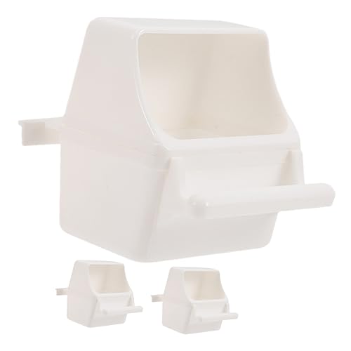 BCOATH Papagei Vogelfutterbox 3-teilig Papagei-Futterspender Gemüse-Futterspender Vogelkäfig-Zubehör für Ziervögel BCOATH Papagei Vogelfutterbox 3-teilig Papagei-Futterspender Gemüse-Futterspender Vogelkäfig-Zubehör für Ziervögel von BCOATH