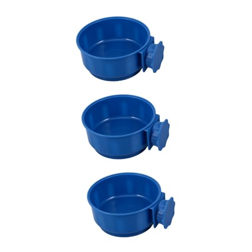 BCOATH 3stücke Pet Bowl Aufhängbar Für Hundekäfige Spritzsicherer Futter Und Wassernapf Aus Edelstahl Für Kleine Und Mittelgroße Hunde Katzen Kaninchen Und Vögel Leicht Zu Reinigen von BCOATH