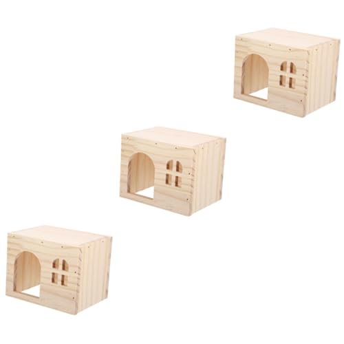 BCOATH 3 Stücke Holz Meerschweinchen Versteck Zarte Hamster Tunnel Ratte Käfig Hamster Ratte Versteck Sicher Haustier Zubehör BCOATH 3 Stücke Holz Meerschweinchen Versteck Zarte Hamster Tunnel Ratte Käfig Hamster Ratte Versteck Sicher Haustier Zubehör von BCOATH