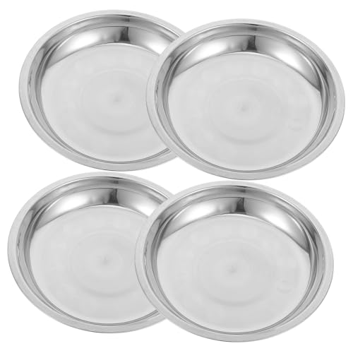 BCOATH 4pcs Haustier Fütterung Schüssel Katzenfutter Dispenser Edelstahl Hundefutter Container Whisker Freundliche Katze Schalen BCOATH 4pcs Haustier Fütterung Schüssel Katzenfutter Dispenser Edelstahl Hundefutter Container Whisker Freundliche Katze Schalen von BCOATH