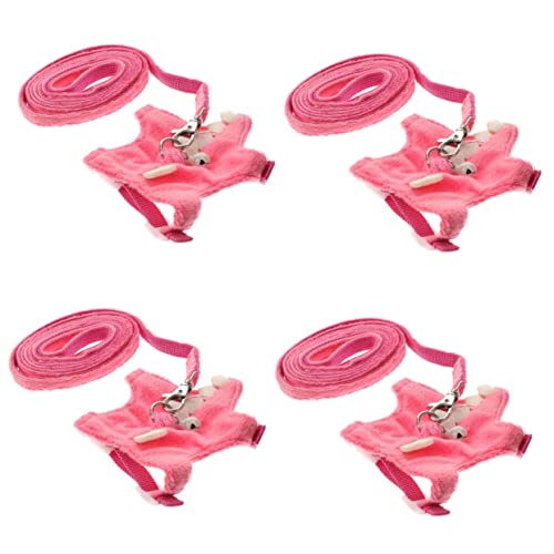 BCOATH 4 Stücke Leichte Haustier Leine Cartoon Haustier Zugseil Weste Bequem Für Outdoor Walking BCOATH 4 Stücke Leichte Haustier Leine Cartoon Haustier Zugseil Weste Bequem Für Outdoor Walking von BCOATH