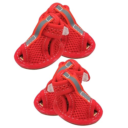 BCOATH Atmungsaktive Hundesandalen Aus Netzgewebe Für Haustiere Hunde Und Katzen Keine Schuhe Für Im Freien BCOATH Atmungsaktive Hundesandalen Aus Netzgewebe Für Haustiere Hunde Und Katzen Keine Schuhe Für Im Freien von BCOATH