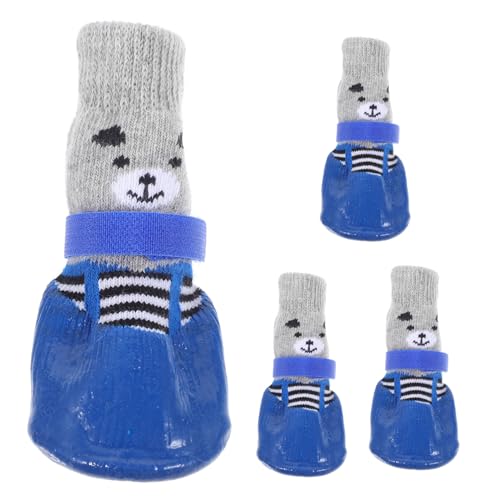 BCOATH 4 Stück Haustierschuhe hundesocken Outdoor hundepflege Hunde Accessoires Socken für mittelschwere Hunde Dog Accessories waschbare Hundesocken Socken für Hund Welpenbedarf Baumwolle BCOATH 4 Stück Haustierschuhe hundesocken Outdoor hundepflege Hunde Accessoires Socken für mittelschwere Hunde Dog Accessories waschbare Hundesocken Socken für Hund Welpenbedarf Baumwolle von BCOATH
