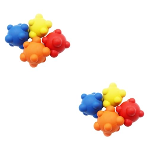 BCOATH 2sets Hundespielzeug Kauspielzeug Quietschendes Interaktives Hundespielzeug Gummi Unregelmäßiges Hüpfen Für Hunde 2pcs * 2 von BCOATH