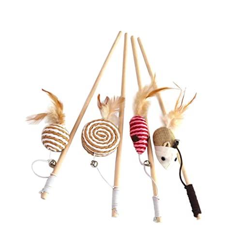 BCOATH Katze Mit Interaktives Katzenspielzeug 4-teiliges Katzenspielzeug Für Spaß BCOATH Katze Mit Interaktives Katzenspielzeug 4-teiliges Katzenspielzeug Für Spaß von BCOATH