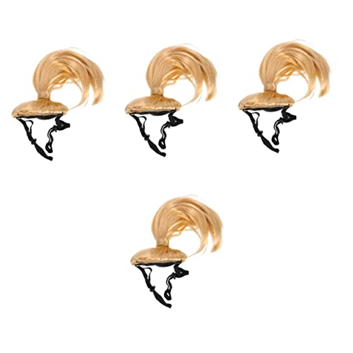 BCOATH 4 Stück Haustier Perücke Katzenkostüm Perücke Aus Welpenhaar Perücken Für Katzen Hunde-Pferdeschwanz-perücke Hunde-Cosplay-Haare Retro-Hut Hochtemperaturdraht Kleines Haustier Pony BCOATH 4 Stück Haustier Perücke Katzenkostüm Perücke Aus Welpenhaar Perücken Für Katzen Hunde-Pferdeschwanz-perücke Hunde-Cosplay-Haare Retro-Hut Hochtemperaturdraht Kleines Haustier Pony von BCOATH