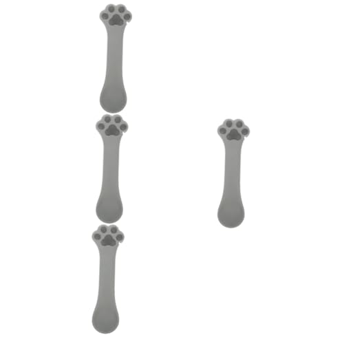 BCOATH 4 Stück Suppenlöffel Aus Der Dose Für Haustiere Kätzchenfutter Deckel Für Katzenkonservenfutter Katzendosenöffner Katzenfutter Dosenöffner Topfdeckelentferner Dosen- Kieselgel Grey BCOATH 4 Stück Suppenlöffel Aus Der Dose Für Haustiere Kätzchenfutter Deckel Für Katzenkonservenfutter Katzendosenöffner Katzenfutter Dosenöffner Topfdeckelentferner Dosen- Kieselgel Grey von BCOATH