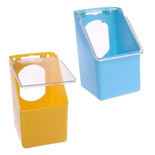 BCOATH 2sets Käfig Hängen Feeder Taube Fütterung Becken Lebensmittel Container Für Tauben 2 Stücke * 2 von BCOATH