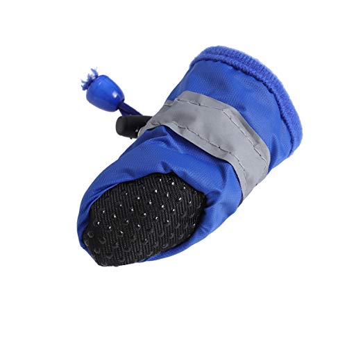 BCOATH 4 Stück Teiliges wasserdichte Hundeschuhe für Kleine bis Mittelgroße Hunde XXL Blau rutschfeste Sohle für Outdoor Aktivitäten und Schutz Pfoten BCOATH 4 Stück Teiliges wasserdichte Hundeschuhe für Kleine bis Mittelgroße Hunde XXL Blau rutschfeste Sohle für Outdoor Aktivitäten und Schutz Pfoten von BCOATH