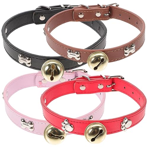 BCOATH 4stücke Verstellbares Ziegenhalsband Mit Glocke Teiliges Für Schafe Kühe Und Pferde Sicher Und Langlebig Für Weide von BCOATH