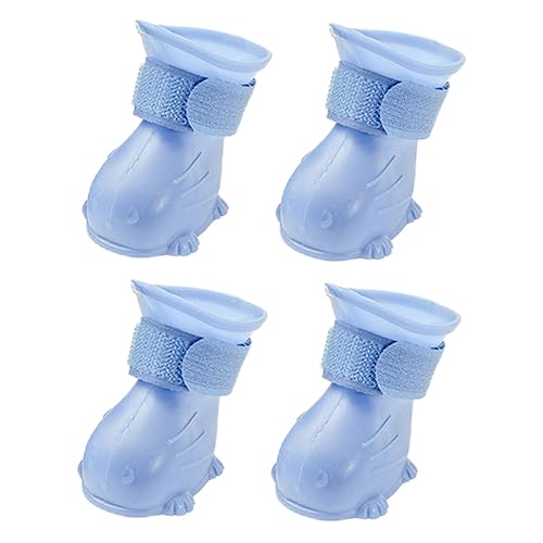 BCOATH Schützende Hundepfotenschuhe 4er-Set - Regenstiefel Für von BCOATH