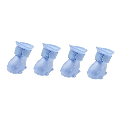 BCOATH Hunde-Gummistiefel 4er-Pack Haustierschuhe Für Im Freien - Sohle BCOATH Hunde-Gummistiefel 4er-Pack Haustierschuhe Für Im Freien - Sohle von BCOATH