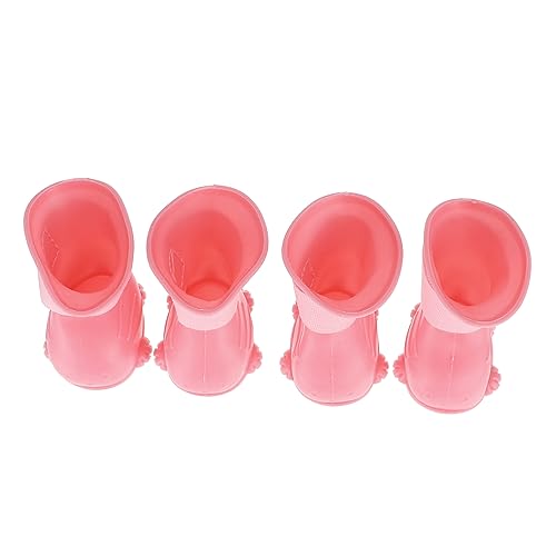 BCOATH Hunde-Regenschuhe 4er-Pack wasserdichte Regenstiefel für den Außenbereich für Hunde bequem BCOATH Hunde-Regenschuhe 4er-Pack wasserdichte Regenstiefel für den Außenbereich für Hunde bequem von BCOATH