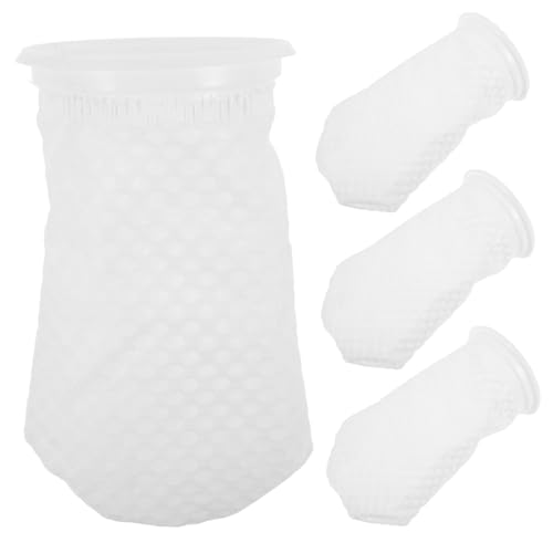 BCOATH 4 Stück Filtersocken Für Aquarien Aquariumfilter Biosphere Aquarienfilter Medientasche Für Aquarien Filter Für Aquarien Frischer Fleck Tankfilter Weiß Sauber Reinigungsbeutel Pp 3D von BCOATH