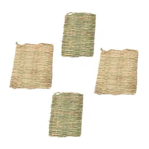 BCOATH Elegant Grass Hamster Pad 4 Stück Stroh Nest Matte Für Haustiere Komfort BCOATH Elegant Grass Hamster Pad 4 Stück Stroh Nest Matte Für Haustiere Komfort von BCOATH