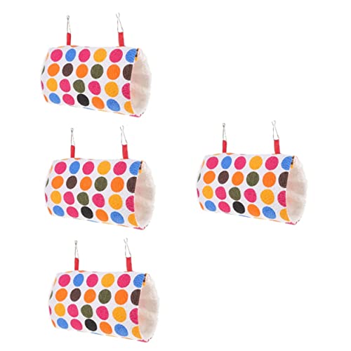 BCOATH Rattenkäfig 4 Stück Papageien-Tunnel-hängematte Frettchenspielzeug Spielzeugratte Hamsterbett Nest Hamsterspielzeug Frettchen Röhre Hamster Hängematte Plüsch Meerschweinchen Bettnest BCOATH Rattenkäfig 4 Stück Papageien-Tunnel-hängematte Frettchenspielzeug Spielzeugratte Hamsterbett Nest Hamsterspielzeug Frettchen Röhre Hamster Hängematte Plüsch Meerschweinchen Bettnest von BCOATH
