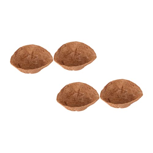 BCOATH 4stücke Kokosfaser Pflanzeneinlage Natürliche Blumenampel Liner Für Töpfe rutschfeste Unterlage Für Pflanzenpflege Für Garten Und Blumenladen von BCOATH