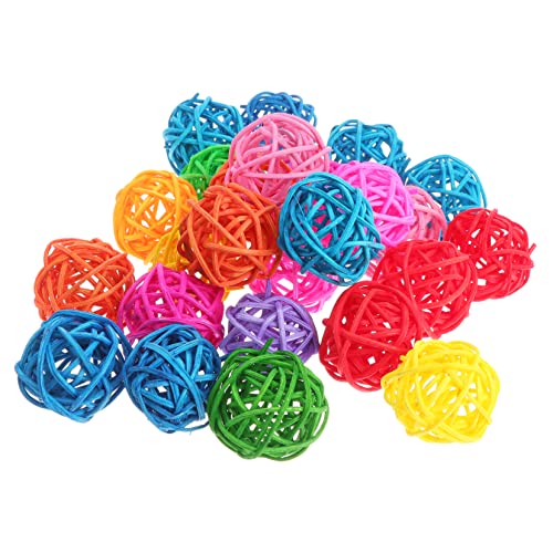 BCOATH Papagei Spielzeug Rattan Bälle Für Vögel Rebe Bälle Für Kauen Spielzeug Zufällige Farbe BCOATH Papagei Spielzeug Rattan Bälle Für Vögel Rebe Bälle Für Kauen Spielzeug Zufällige Farbe von BCOATH