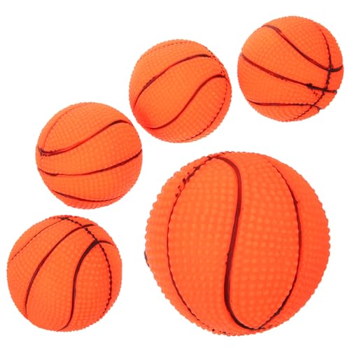 BCOATH 5 stücke Hund Basketball Spielzeug Quietschende Sound Sport Haustier Hund Bälle Interaktive Hund Squeaker Spielzeug für Welpen BCOATH 5 stücke Hund Basketball Spielzeug Quietschende Sound Sport Haustier Hund Bälle Interaktive Hund Squeaker Spielzeug für Welpen von BCOATH