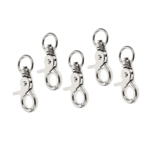 BCOATH 5pcs Heavy Duty Bird Cage Lock Schnalle Für Papageienkäfigtür Edelstahl Federriegel Für Kleine Haustierkäfigzubehör von BCOATH