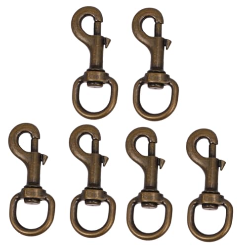 BCOATH 6 STK Haken Für Haustierhalsbänder Karabinerhaken Schwere Ausführung Hundehalsband Schwenkbare Haken Hundeclips Für Leinen Schwere Haken Hundeseilschnalle Federkarabinerhaken BCOATH 6 STK Haken Für Haustierhalsbänder Karabinerhaken Schwere Ausführung Hundehalsband Schwenkbare Haken Hundeclips Für Leinen Schwere Haken Hundeseilschnalle Federkarabinerhaken von BCOATH