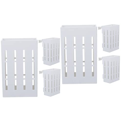 BCOATH 6 STK Pflanzenständer Für Aquarien Blumentöpfe Aquaponik Fischtank-pflanzenhalter Wasser- Aquarienhalter Hydroponische Pflanzen Pflanztopf Für Wasserpflanze Klar Korb Plastik Weiß BCOATH 6 STK Pflanzenständer Für Aquarien Blumentöpfe Aquaponik Fischtank-pflanzenhalter Wasser- Aquarienhalter Hydroponische Pflanzen Pflanztopf Für Wasserpflanze Klar Korb Plastik Weiß von BCOATH