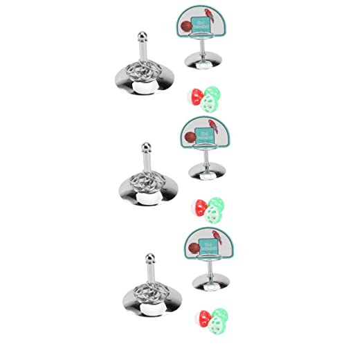 BCOATH 6 Sätze Papagei Spielzeugset Vogel-intelligenzspielzeug Lovebird-Spielzeug Vogel-basketballspielzeug Vogelerziehungsspielzeug Papagei Kauball Metall Nahrungssuche Schreibtisch von BCOATH