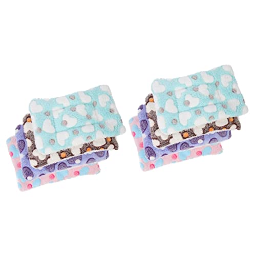 BCOATH Hamster Bett 8 STK Hamsterstreu Warme Unterlage Für Haustiere Atmungsaktives Kissen Für Haustiere Fleece-hamsterdecke Kaninchenbett Kaninchen Nester Gecko-Teppich Korallenvlies Schmücken Klein BCOATH Hamster Bett 8 STK Hamsterstreu Warme Unterlage Für Haustiere Atmungsaktives Kissen Für Haustiere Fleece-hamsterdecke Kaninchenbett Kaninchen Nester Gecko-Teppich Korallenvlies Schmücken Klein von BCOATH