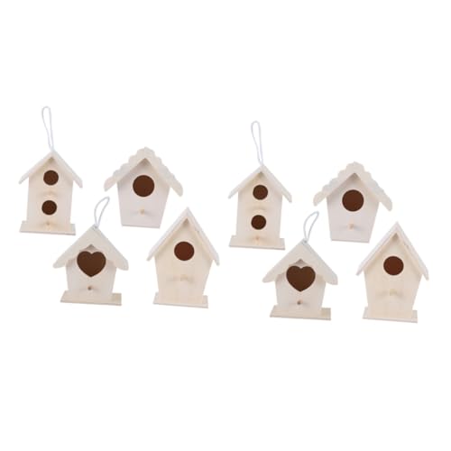 BCOATH 8 STK Vogelnest Aus Holz Bemalte Vogelhäuser Natürliches Vogelhaus Bemalbares Vogelnest Vogelhaus-Ornament Vogelhausdekoration Vogelhaus Selber Machen Vogelhaus Dekoration Hölzern BCOATH 8 STK Vogelnest Aus Holz Bemalte Vogelhäuser Natürliches Vogelhaus Bemalbares Vogelnest Vogelhaus-Ornament Vogelhausdekoration Vogelhaus Selber Machen Vogelhaus Dekoration Hölzern von BCOATH